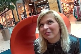 Fantastic czech nympho gets seduced in the shopping centre and poked in pov
