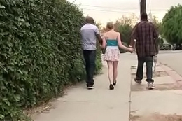 White Girl Spit Roasted Overwrought Chubby Black Cock 5