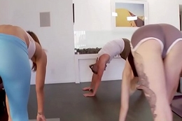 Yoga teens facialized
