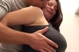 Mom has Passionate sex at hand their way grown son