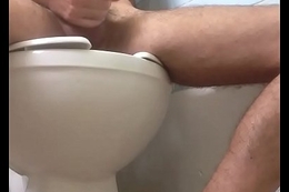Big Cumshot in the bathroom